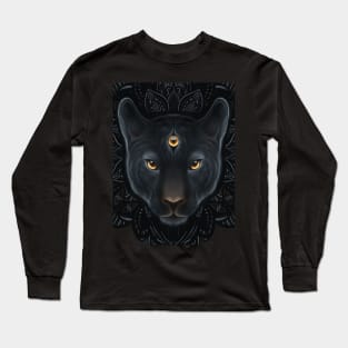 Panther Mandala - Woke Panther Long Sleeve T-Shirt